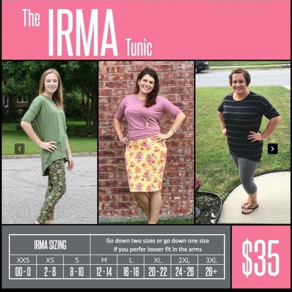 LuLaRoe Americana Irma Small NWT - Picture 10 of 10